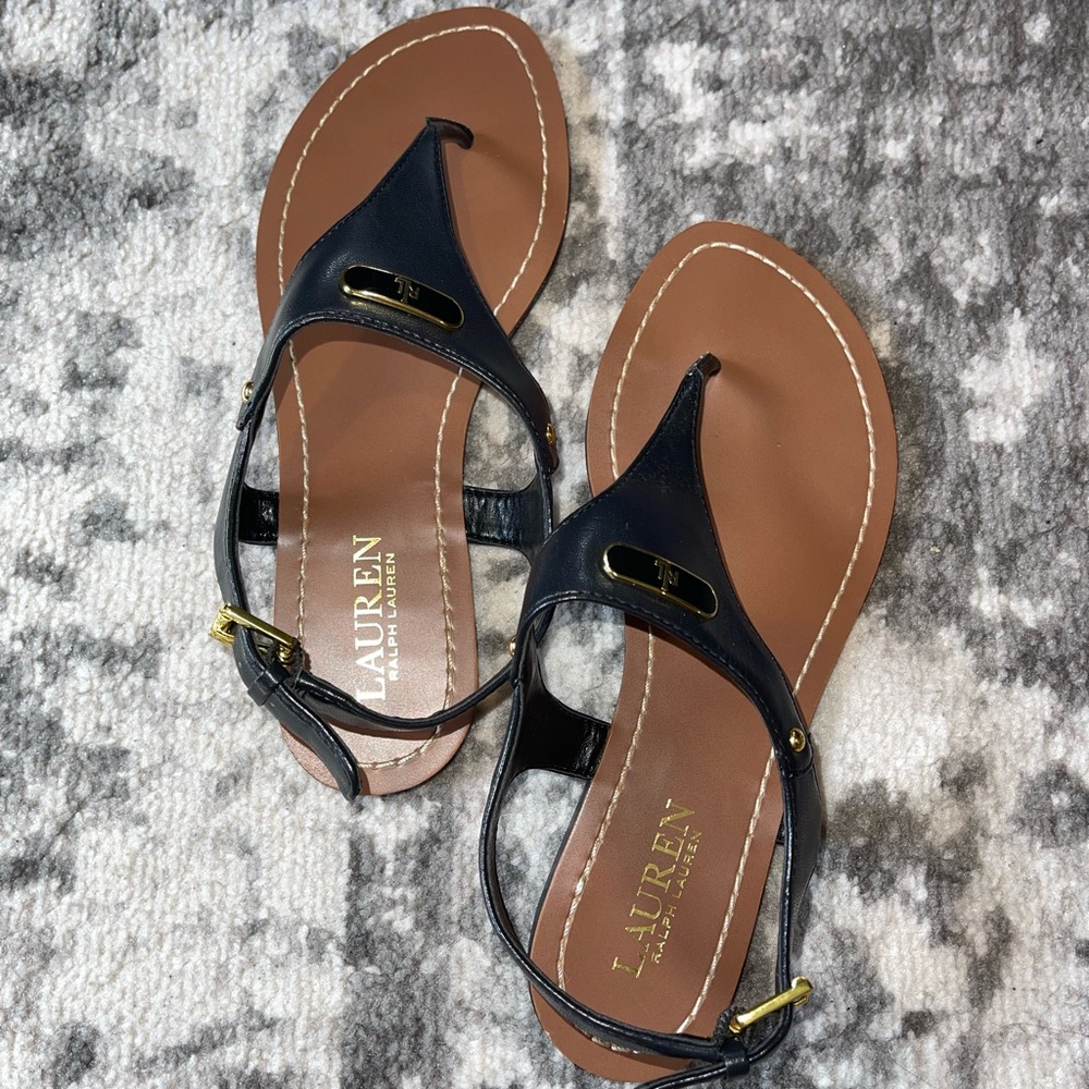 Ralph Lauren Black Sandals